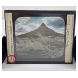 Flynch Peak Glacier Park Magic Lantern Slide