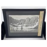 Iceberg Lake Glacier Park Magic Lantern Slide