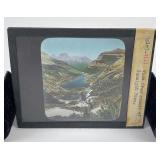 Gunsight Pass Glacier Park Magic Lantern Slide
