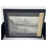 Josephine Lake Glacier Park Magic Lantern Slide