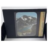Gunsight Lake Glacier Park Magic Lantern Slide