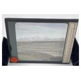 Yellowstone Park Valley Magic Lantern Slide