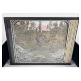 Bridge Yellowstone Park Magic Lantern Slide