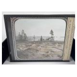 Paint Pots Yellowstone Park Magic Lantern Slide