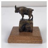 Small Goat John Louis Clarke Bronze Montana