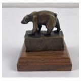 Tiny Bear John Louis Clarke Bronze Montana