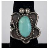 Navajo Sterling Silver and Turquoise Ring
