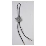 Pottery Wolf Montana Indian Bolo Tie