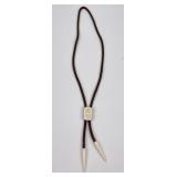 Alaskan Eskimo Inuit Carved Billiken Bolo Tie