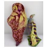 Lenore Davis Soft Sculpture Doll Pillow