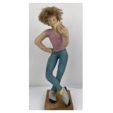 Lenore Davis Soft Sculpture Man Reading Letter