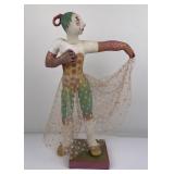 Lenore Davis Soft Sculpture Dancing Clown Woman