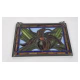 Nice Older Stained Glass Flower Window