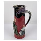 Antique Sumida Gawa Japanese Pitcher