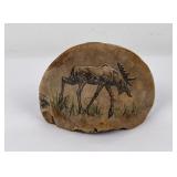 Montana Indian Painted Fungus Moose