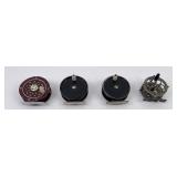 Lot of 4 Vintage Fly Fishing Reels