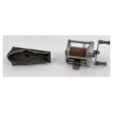 Vintage Fishing Reel and Cookie Cutter
