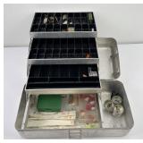 Vintage Umco Aluminum Fishing Tackle Box