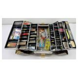 Umco 1000 Brown Fishing Tackle Box w/ Lures