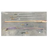 Group of Antique Fishing Rods