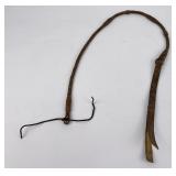 Antique Montana Braided Rawhide Quirt