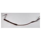 Antique Montana Braided Rawhide Quirt