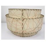 Mid Century Atomic 3 Tier Lamp Shade