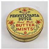 Antique Pennsylvania Dutch Butter Mints Tin