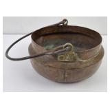 Antique Persian Ottoman Dovetailed Copper Pot