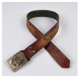 Vintage Montana Cowboy Belt and Buckle