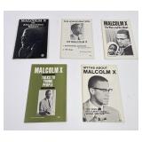Vintage Malcolm X Books Pamphlets