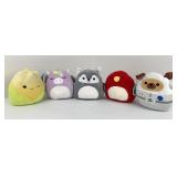 Lot of 5 Squishmallows