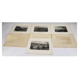 Lot of Antique Appleton Engravings