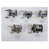 Lot of 5 Fishing Casting Reels