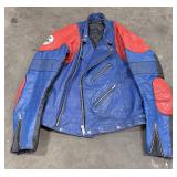 Vintage Manx Leathers Cafe Racer Motorcycle Jacket