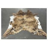 Tanned Brindle Steerhide Steer Bull Cow Rug