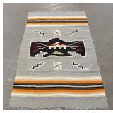 Very Nice Chimayo Indian Thunderbird Rug