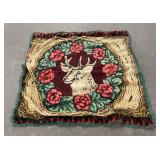 Antique Elk Wool Sleigh Lap Blanket