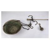 Antique Bronze Pharmacy Apothecary Scale