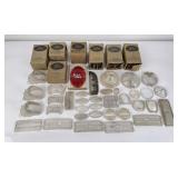 Group of Antique Glass Car Lenses