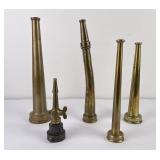 Lot of Antique Fire Nozzles