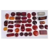 Group of Antique Glass Car Lenses