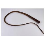 Antique Montana Cowboy Bullwhip