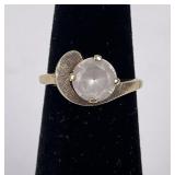 10k Yellow Gold Quartz Ring