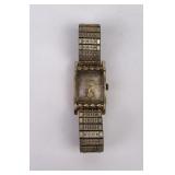 Art Deco Gruen Tank Watch Mens Wristwatch