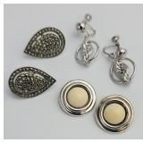 Lot of Sterling Silver Earrings