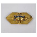 Art Deco Coro Blue Rhinestone Brooch