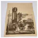 Stan Hughes Missoula Montana Railroad Print