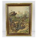WW1 Print Victorious Allies 1918 James Lee