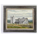 Charles Andre Washington Oil on Board Painting